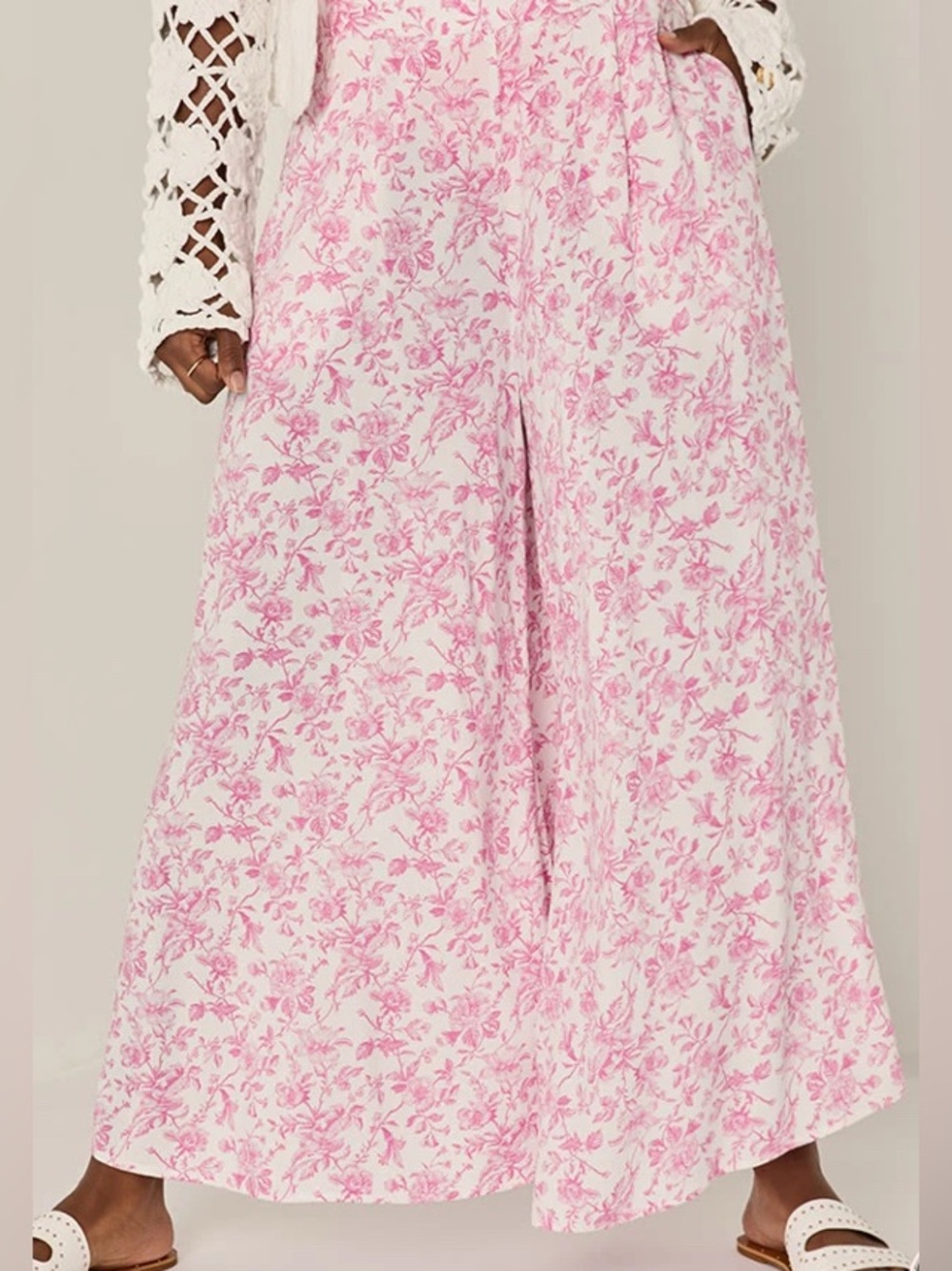 Francesca’s Rita Postcard Wide Leg Pants